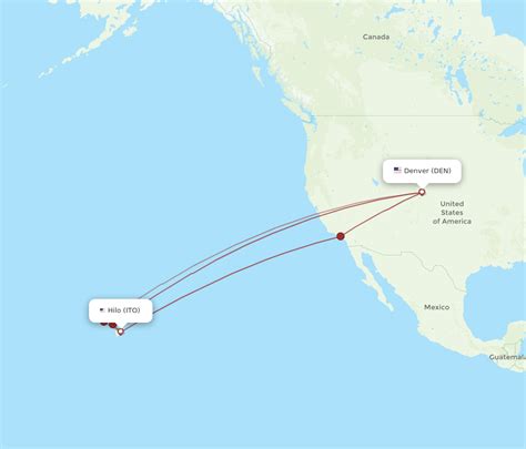 denver to hilo hawaii flights.